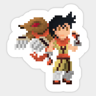 Pixel Bakuryu The Mole Sticker